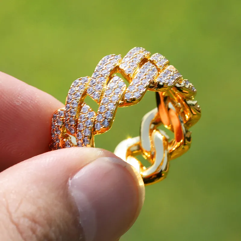 Iced out hotsell cuban ring
