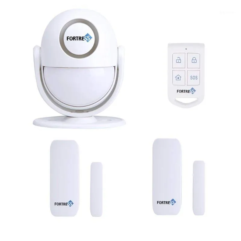 Fortress All-in-One Wireless Guardian Sistema di allarme di sicurezza domestica Sensore per porte e finestre Rilevamento di movimento Allarme antifurto Host Kit fai da te1