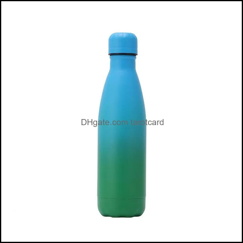 high quality 17oz water bottle stainless steel vacuum insulated thermos leakproof double walled cola shape flask free