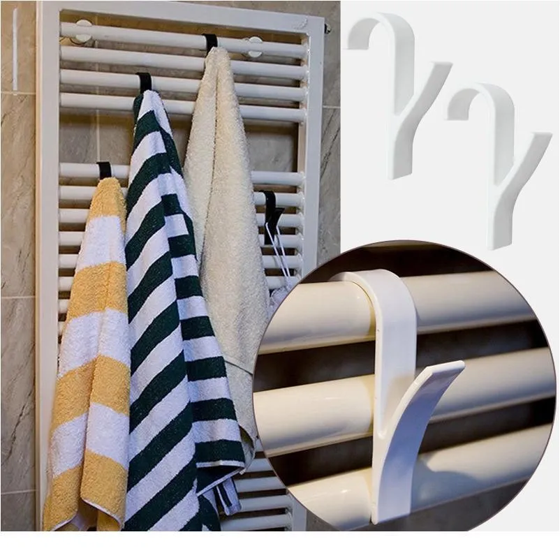 Hoge kwaliteit hanger voor verwarmde handdoek Radiator Rail Bath Haakhouder Kledinghanger Perega Plegable sjaalhanger wh jllccd