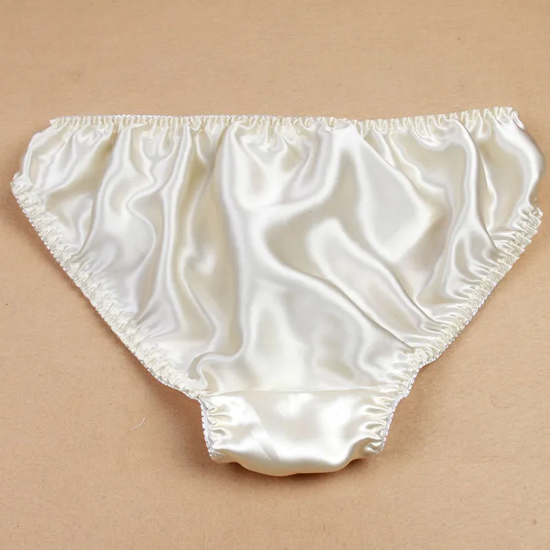 Silk Satin Respiratory Pink Satin Panties For Women 6 Pack