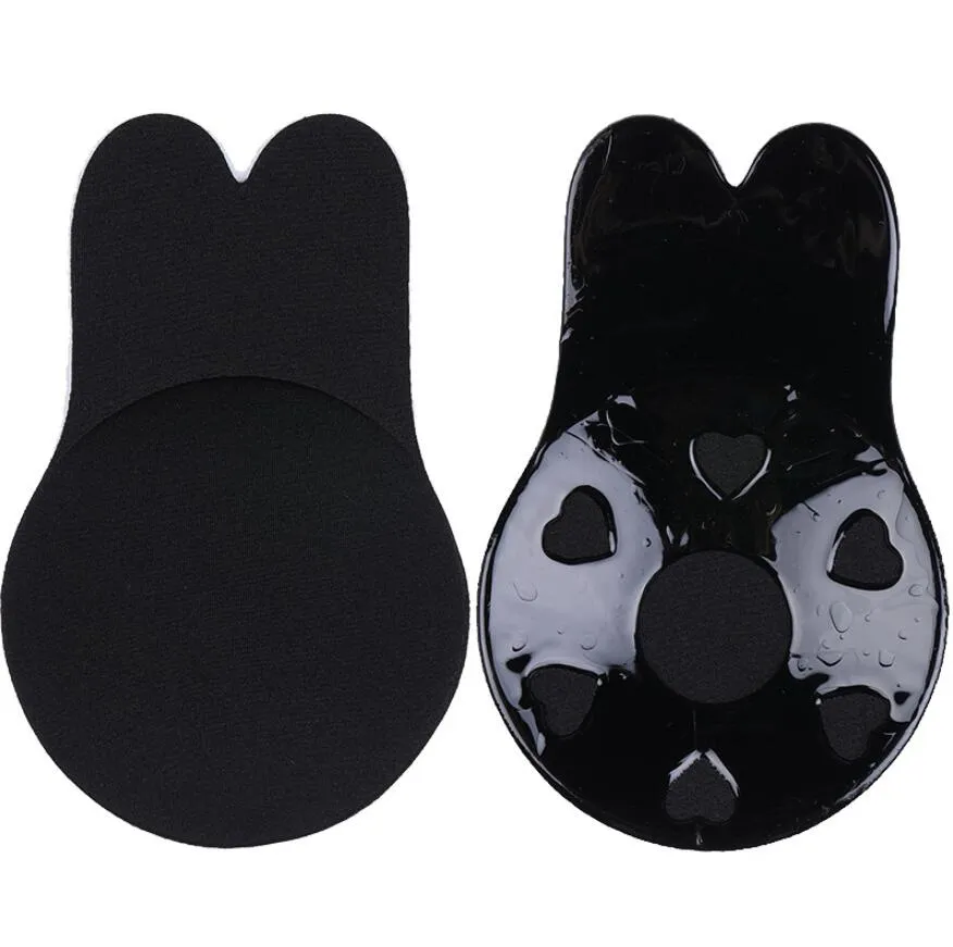 Rabbit Bra Pads Invisible Silicone Adhesive Breast Lift Push Up Breathable  Nipple Covers