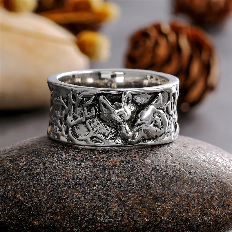 Buy Wolf Head Men Ring Mens Silver Wolf Ring Men Wolf Jewelry Men Animal  Jewelry Wolf Totem Wolf Gift Online in India - Etsy