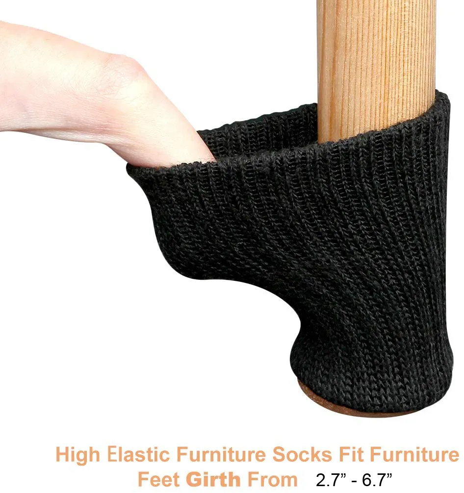 Knitted Chair Leg Socks, Chair Leg Floor Furniture Socks Furniture