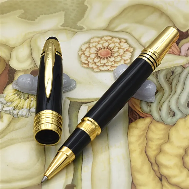 caneta esferográfica JOHN F. KENNEDY série Gold Clip Roller caneta esferográfica com papelaria de alta qualidade material de escritório escolar caneta esferográfica