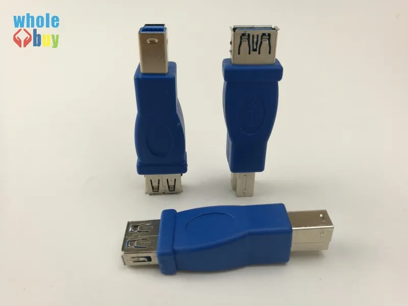 Szybkie USB 3.0 Typ Kobieta do typu B Złącze złącza typu B Adapter USB3.0 Adapter AF do BM dla aparatu 500pcs/partia