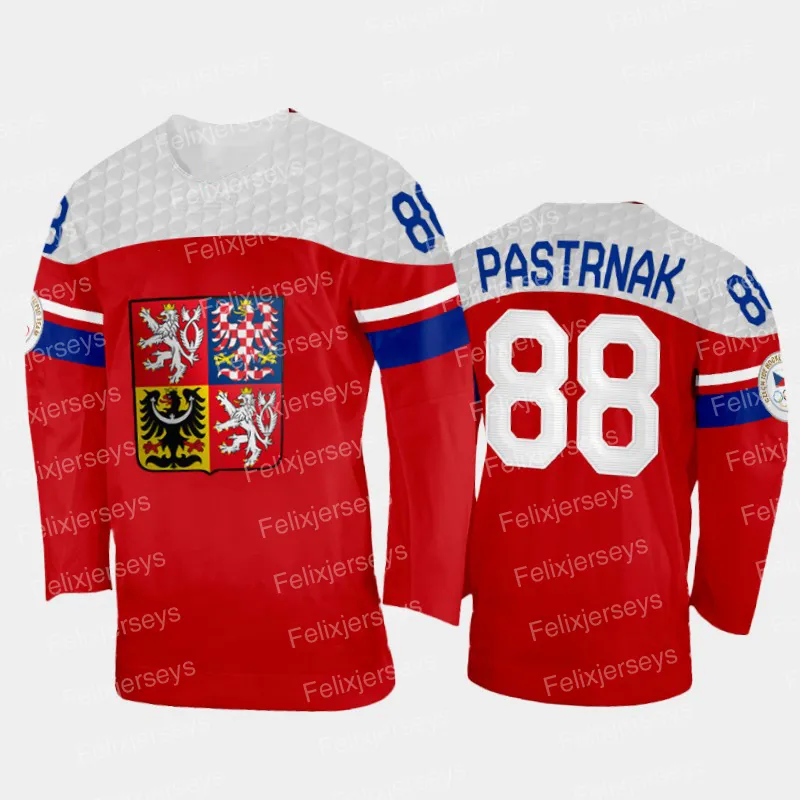 Czech Republic 2024 Hockey Jersey Mens Womens Youth Pastrnak Krejci Vrana Hertl Hronek Mrazek Kempny Polyester Breathable Quick Dry