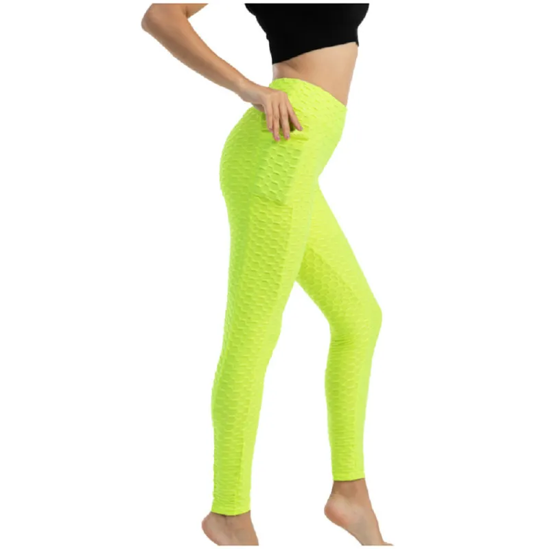 Sexy Ruched Butt Legging Con Bolsillos Mujeres Anti Celulitis Elastico Yoga Pantalones Fitness Gimnasio Ropa Deportiva Push Up Entrenamiento Medias 220311 De 23 08 DHgate