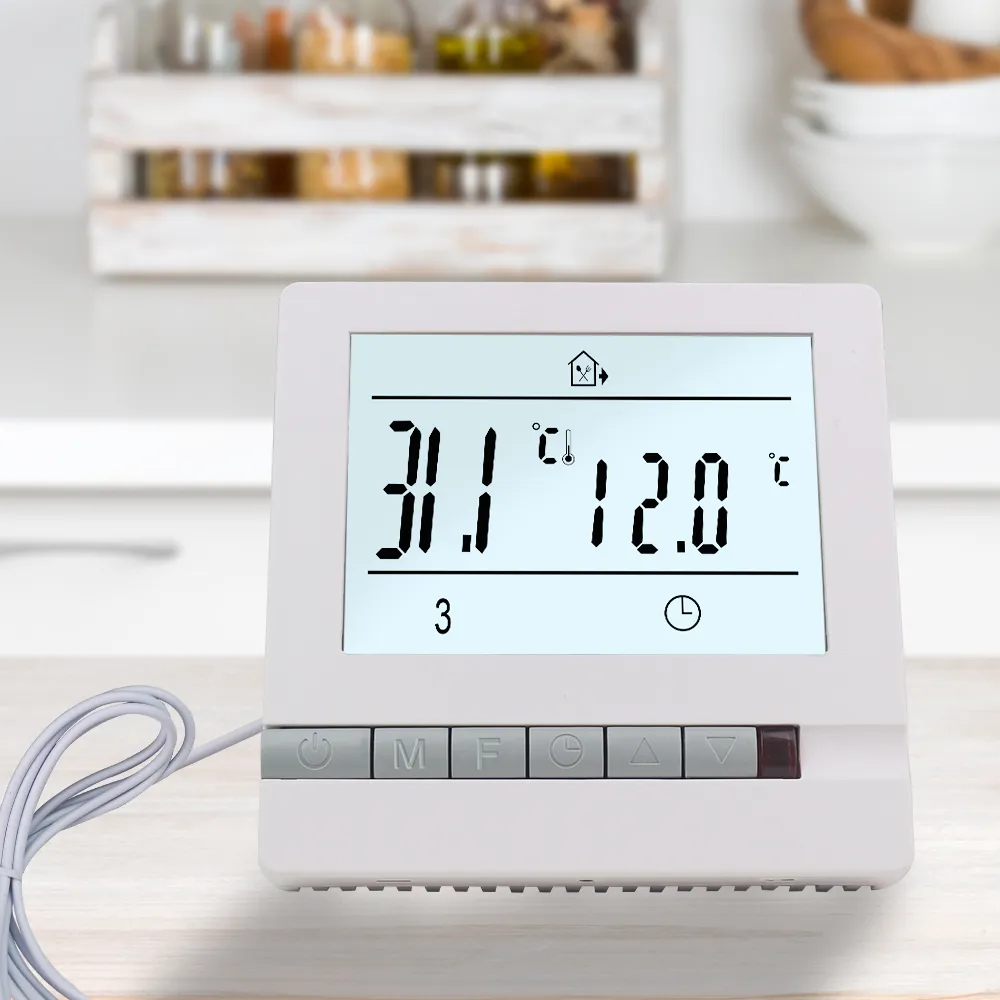 Thermostats de chauffage par le sol manuels 220v 16a, contrôleur