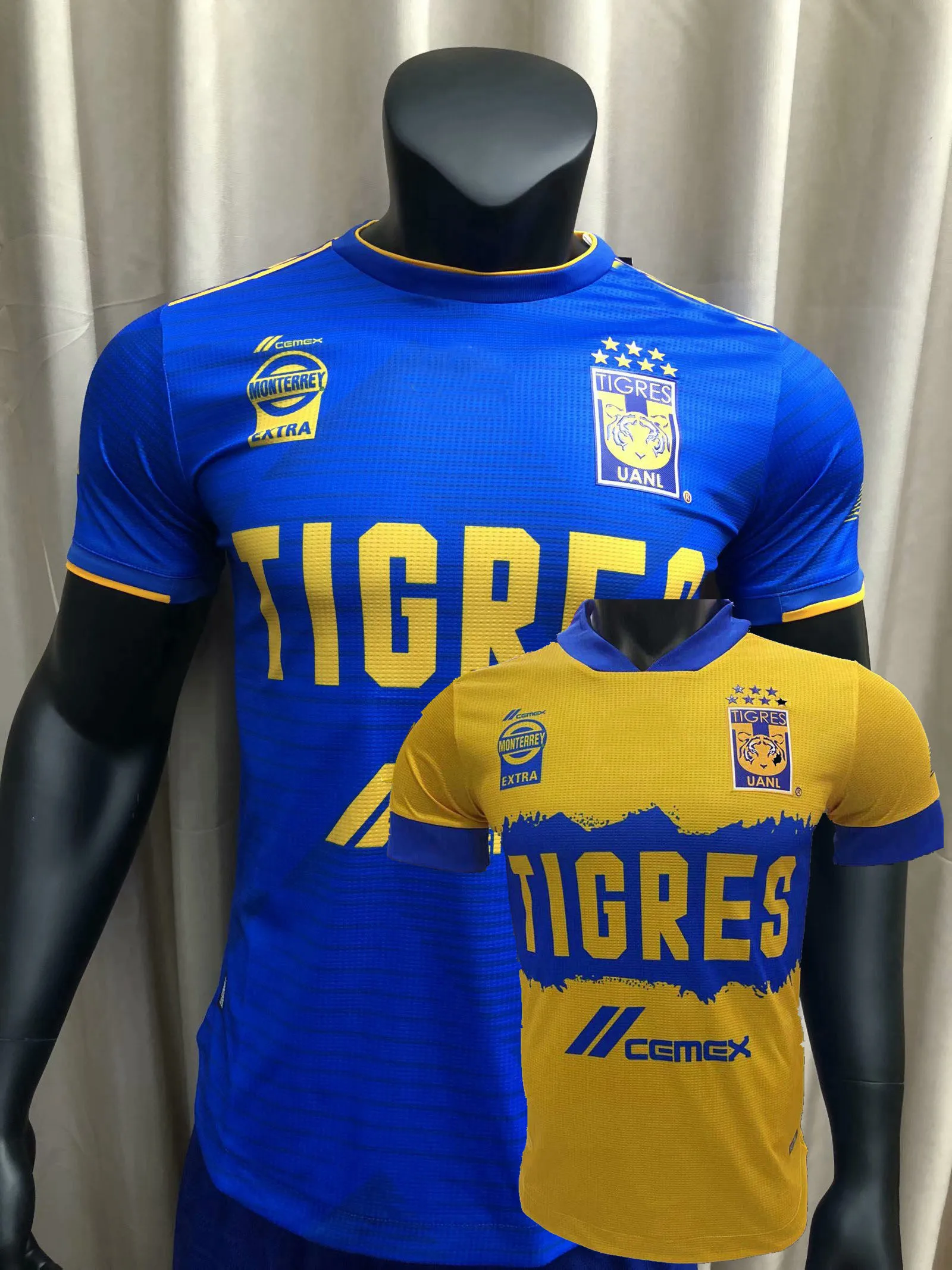 Liga MX 20 21 Player Version Tigres UANL Maillots De Foot Soccer