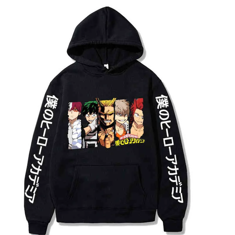 Mijn Hero Academia Anime Hoodie Sweatshirt Dames Shilaki Tomura Sweatshirt Streetwear Unisex H1227