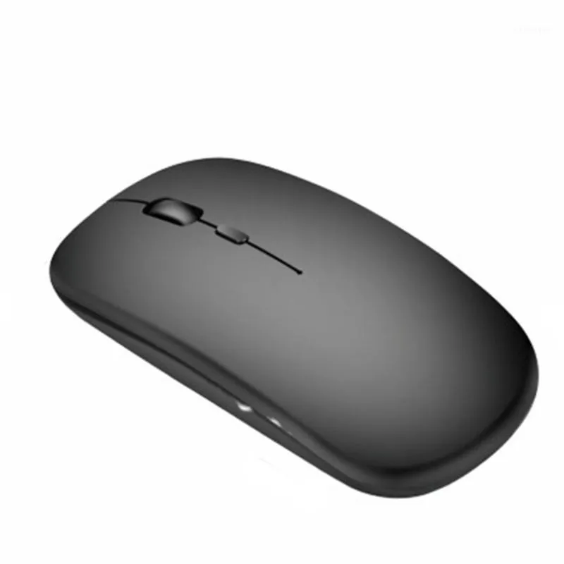 Mouse sem fio ultrafino 2.4g Notebook de mouse dual-modebook portátil sem fio recarregável1