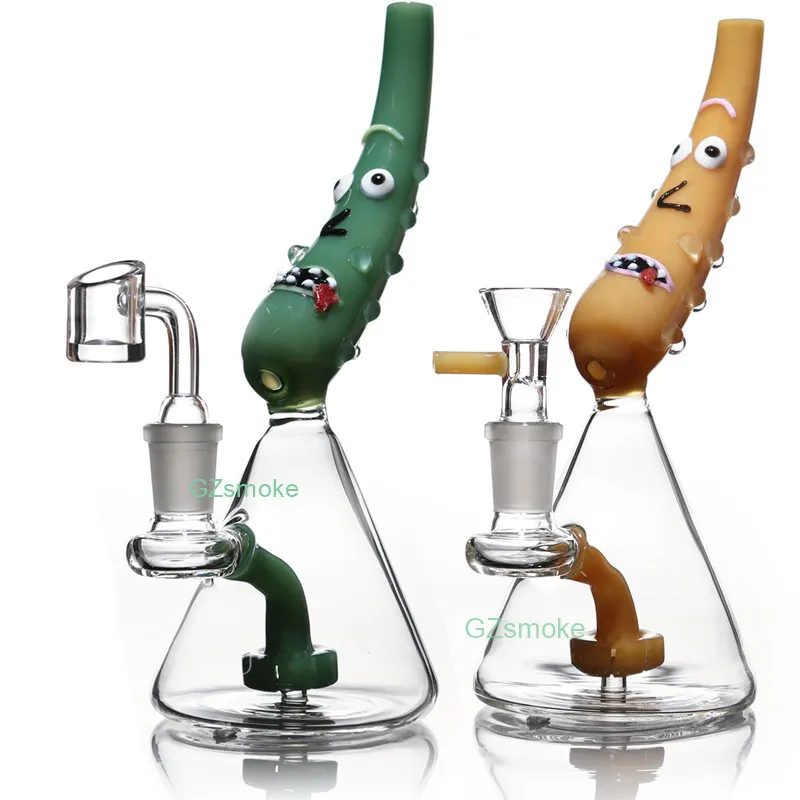 Bong pickle water pijp dab rig beker inline perc bongs hoofddien glas pijp komkommer boor rigs roken accessoires waterharen