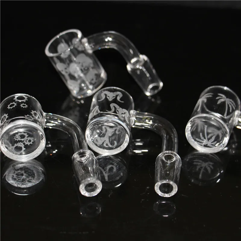 Rauchen, 100 % echter Quarz-Banger, 9045 Grad, Bohrinsel, Dab-Rigs, Domeless-Club-Nagel, 14 mm männlich, Bangers, berauschender Bong-Dabber, Kristall