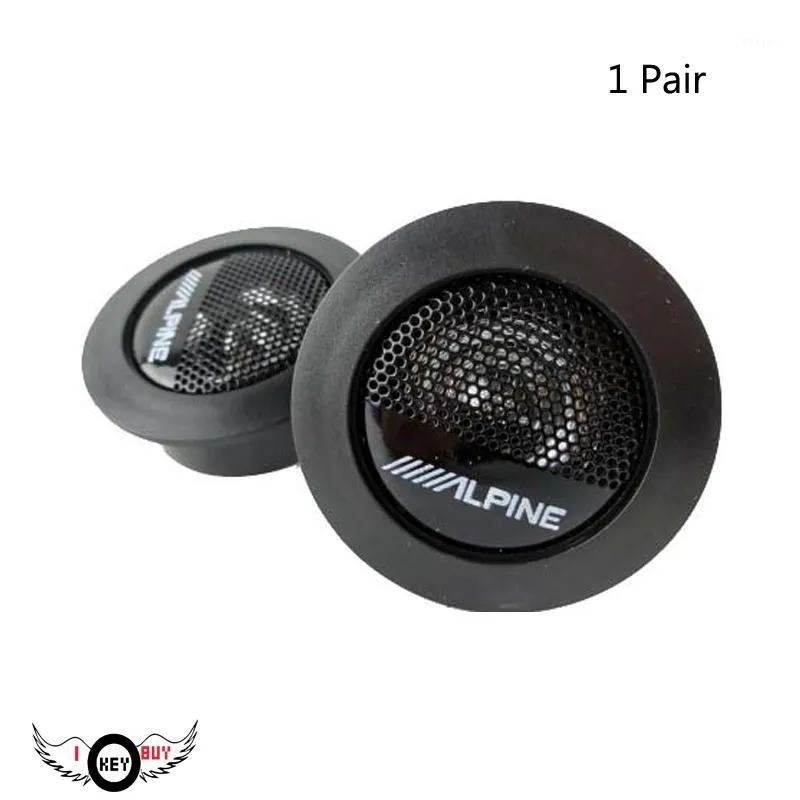 Jag KÖP KÖP 2PCS Universal 1 tums bilstereo Tweeter Små diskanthuvud 4OHM 40W Bilar Högtalare Automobile Automotive Car-Styling1