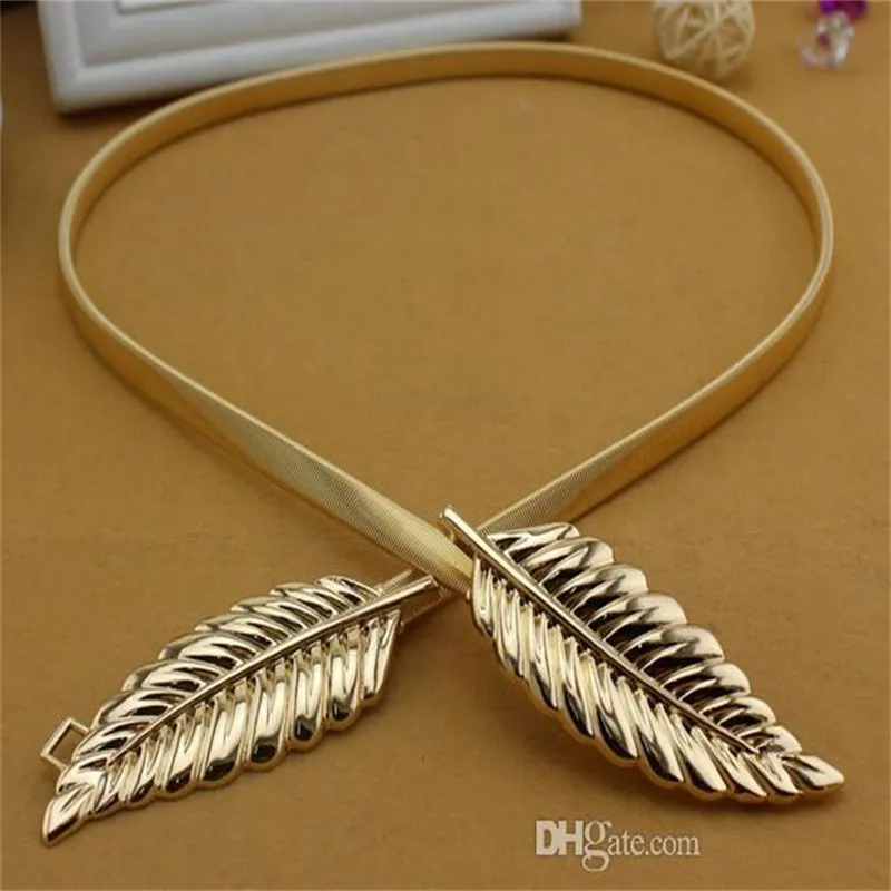 Wholesale Elie Saab Gold Sash For Wedding Pretty Leaves Belts For - Main Image