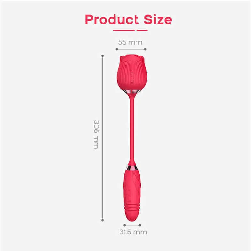 NXY Vagina Balls Vibrador De Succin Empuje Para Mujer, Succionador Cltoris y Pezn Oral, 10 Velocidades, Estimulacin Masturbacin Femenina,1211