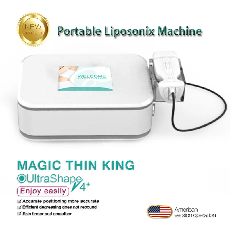 Liposonix Portatil Slimming Machine Intelligent Record Gerenciamento de Registros de Natação Remoção Good Reputation Slim Equipamento