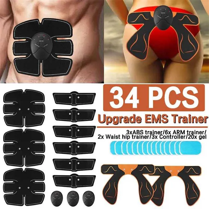 EMS Muscle Machine Abdominal Toning System Hip Trainer And Buttock ...