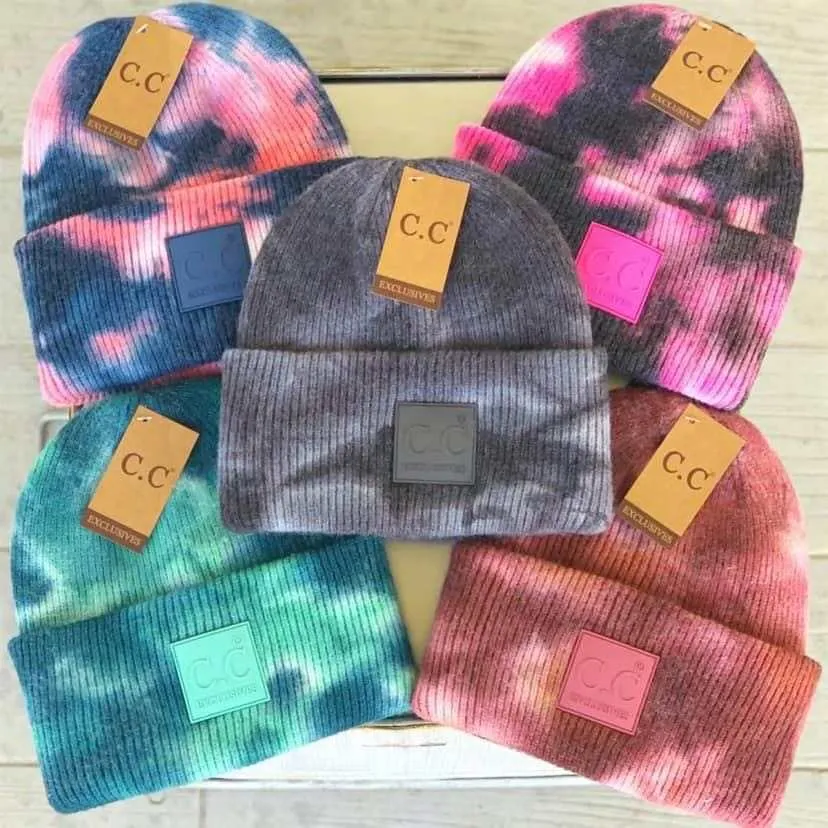 5 färger klassiska damer kvinnor slouch beanie stickade överdimensioner