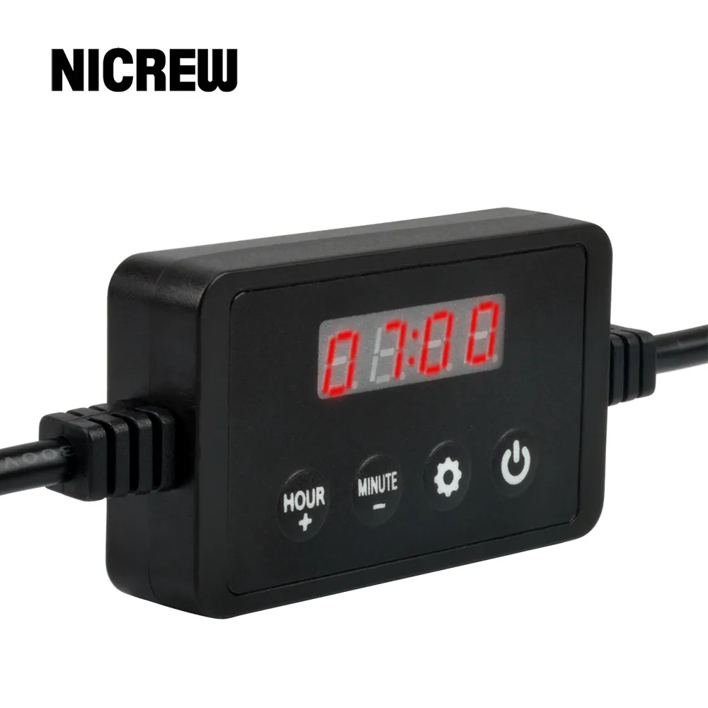 Nicrew Chihiros LED Light Lighting Timer Dimmer Controller For Aquarium Fish Tank Light Lamp Intelligent Timing Dimming System Y200922