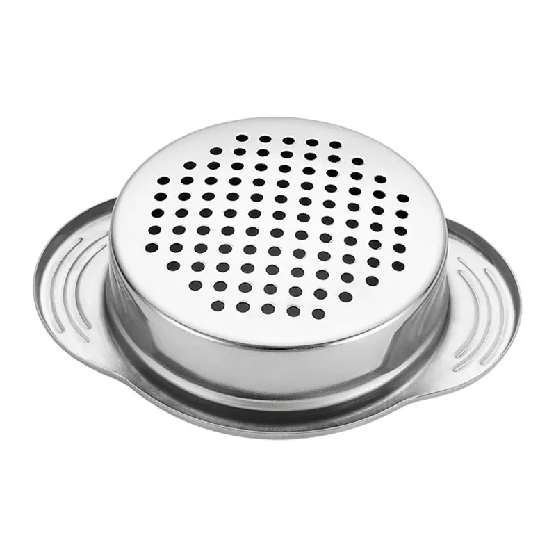 Tuna can top drainer
