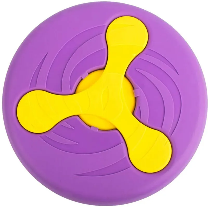 Dog Toy Flying Discs Interactive Outdoor Indestructible Various Ways to Play with Detachable Boomerang two in one Trainers Dog Flying Saucer