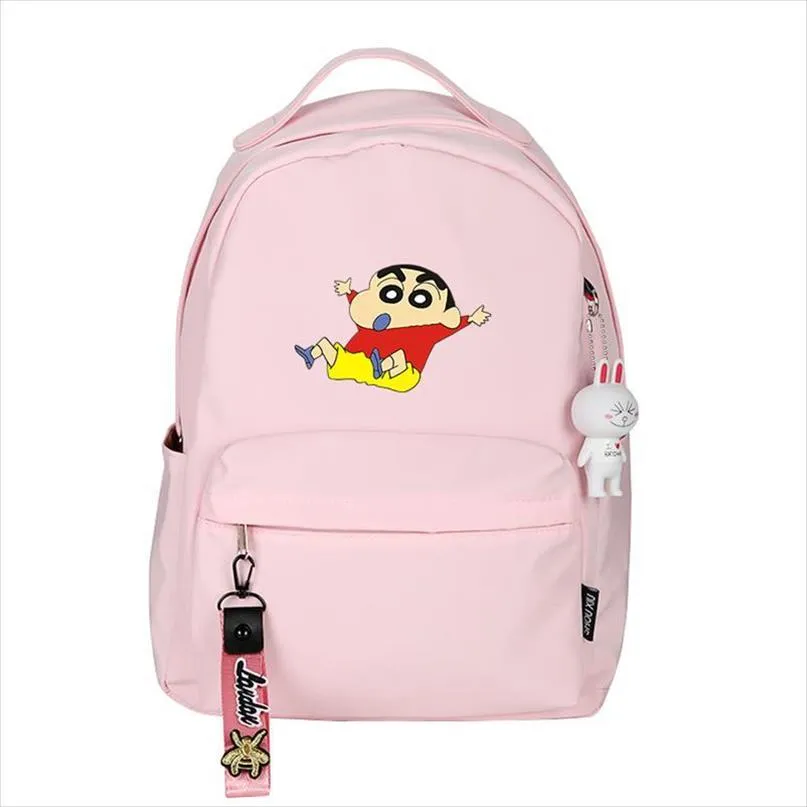 Crayon Shin Chan Printing Backpack Kawaii Children School Bags