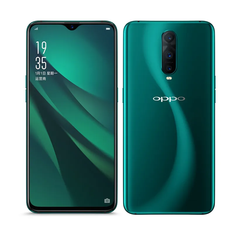 Téléphone portable d'origine OPPO R17 Pro 4G LTE 6 Go de RAM 128 Go de ROM Snapdragon 710 Octa Core 25.0MP AI AR OTG NFC Android 6.4" AMOLED Plein écran ID d'empreintes digitales Visage Smart Mobile Phone