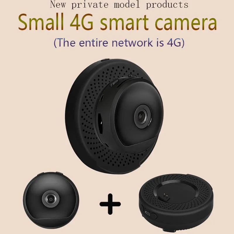 미니 카메라 Samll 4G 카메라 2021 클라우드 스토리지 무선 WiFi HD 1080P 적외선 야간 투시경 홈 보안 아기 모니터 모션 탐지