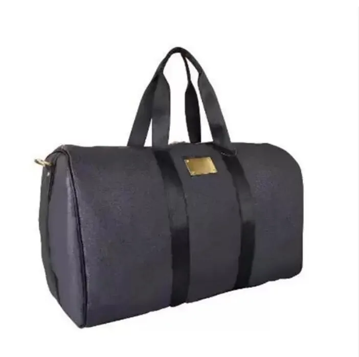 55 cm högkvalitativ axel för herr Empreinte lyxig designer resebagageväska Crossbody herrväskor PU läder duffel handväska duffle bags