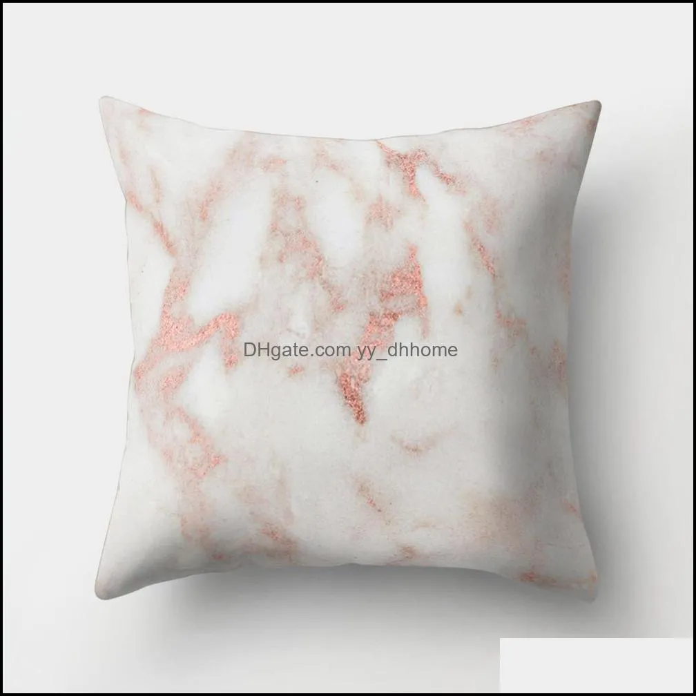 Geometric Cushion Cover 45x45cm Marble Texture Throw Pillow Case Cushion Cover For Sofa Home Decor Pillowcases