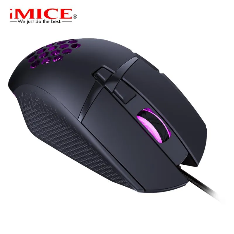 Jogo do rato do computador gamer ergonômico 4 chave ajustável 3200dpi legal  led pc mause para computadores portáteis jogos com fio óptico mouse -  AliExpress