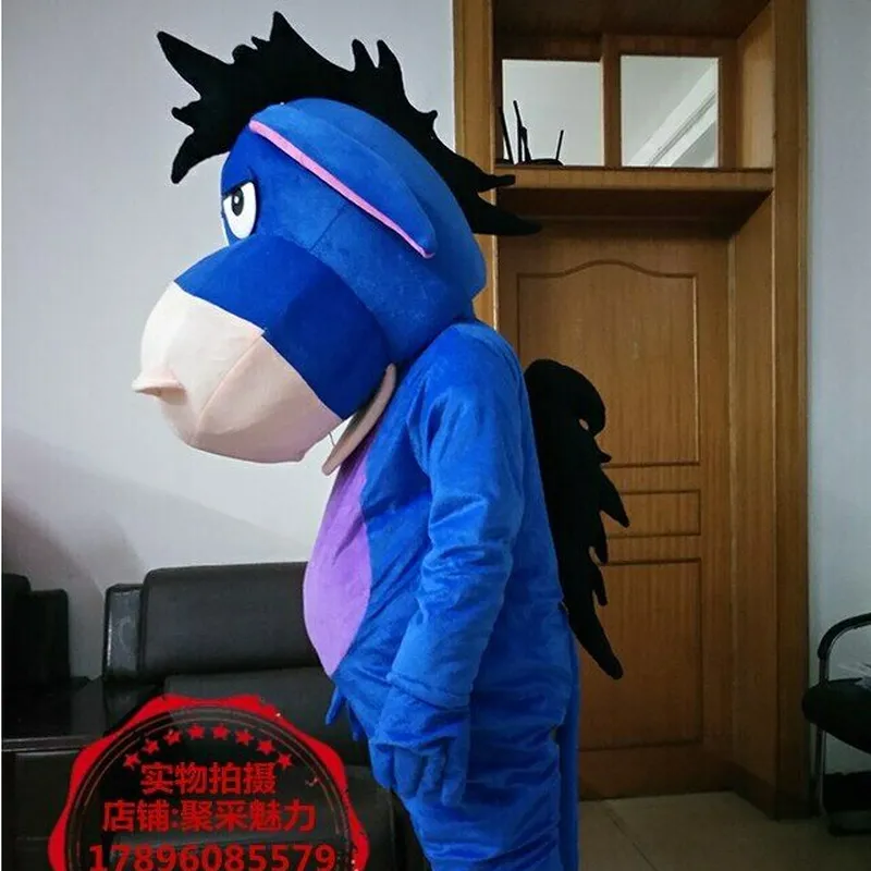 Mascot Costumes Donkey Mascot Costume Suits Party Game Dress Outfits Clothing Advertising Carnival Halloween Xmas Easter Festival Adults