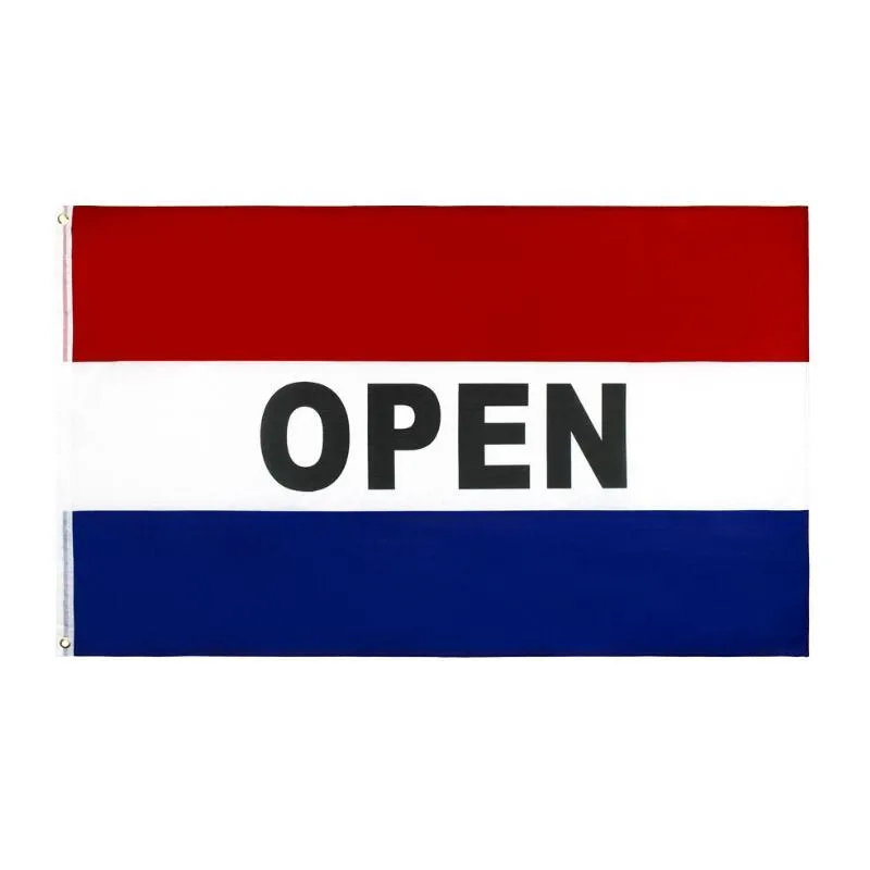 90x150 cm Open vlag Reclame Mark vlaggen 5x3 ft Flying Hanging Polyester Banner met twee oogjes