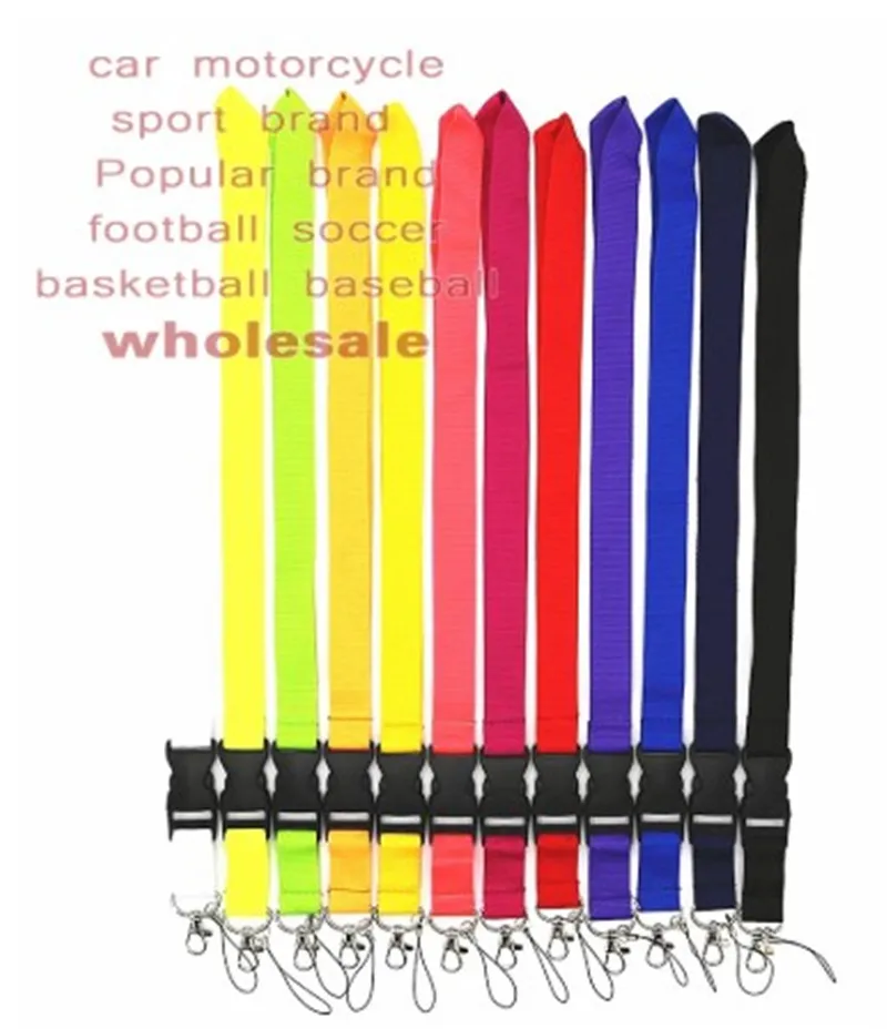 Cell Phone Straps & Charms 10pcs brand sport Lanyards Multicolor Accessory Holder for Key Keyring