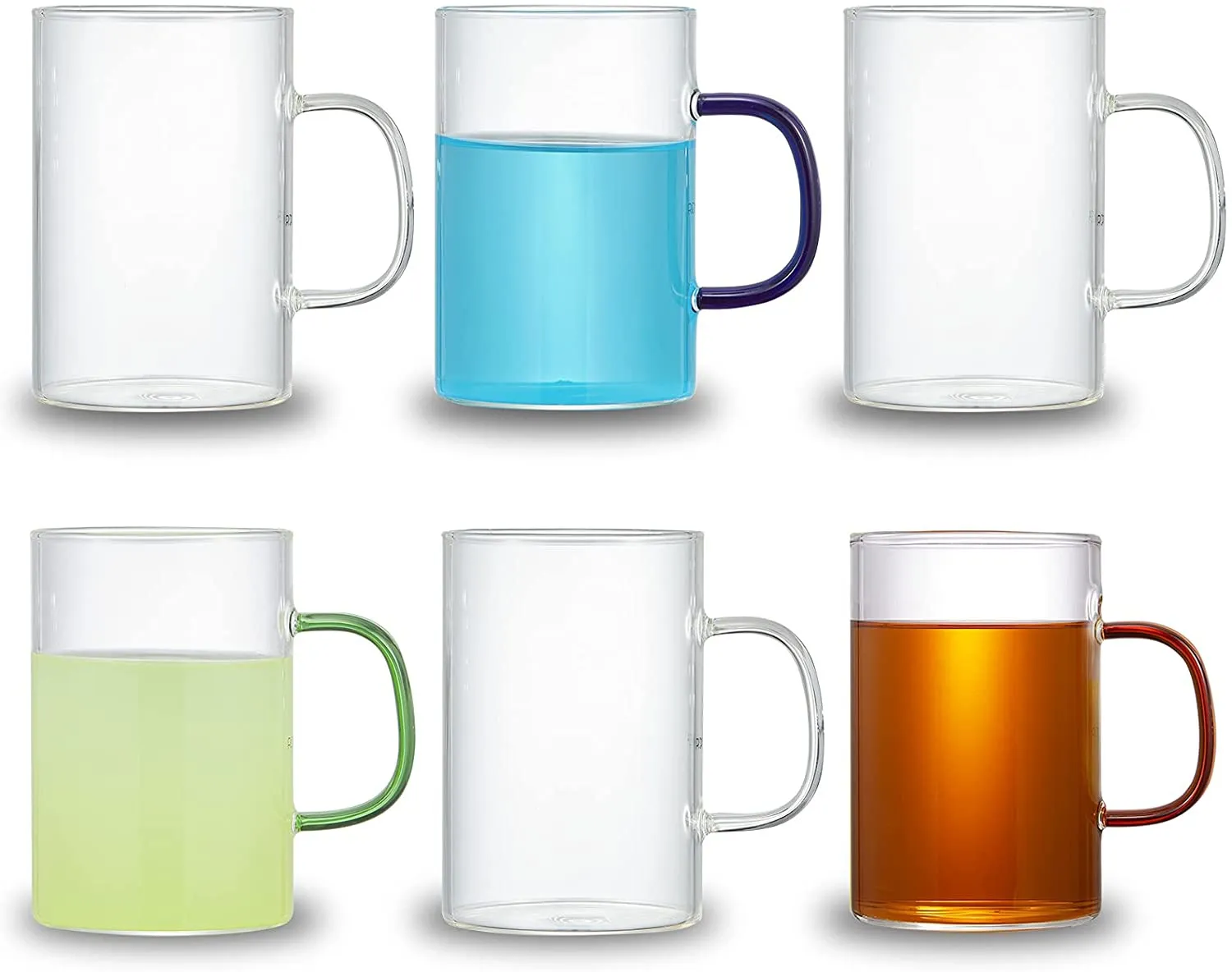 Tazza In Vetro Borosilicato A Doppio Strato 200 Ml - Termica Per Caffè E Tè, Resistente Al Calore, Lavabile In Lavastoviglie - 4