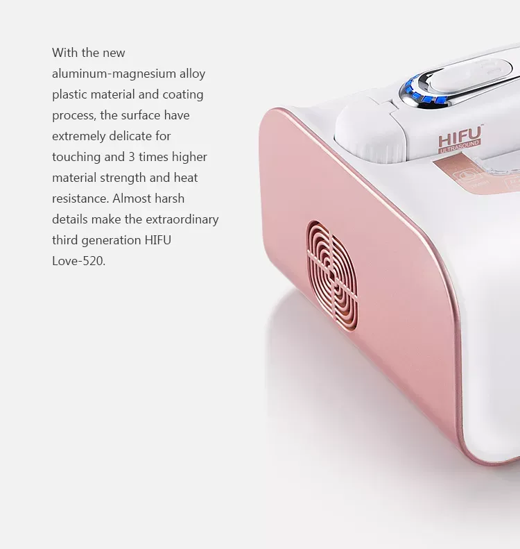 2019 Portable hifu face lift machine high intensity focused ultrasound hifu