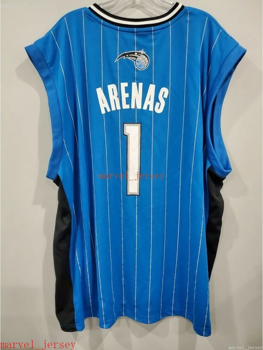 Personnalisé Ed Rare Gilbert Arenas 1 Jersey Agent Zero XS-6XL Hommes Retours Maillots De Basket-Ball Pas Cher Hommes Femmes Jeunes