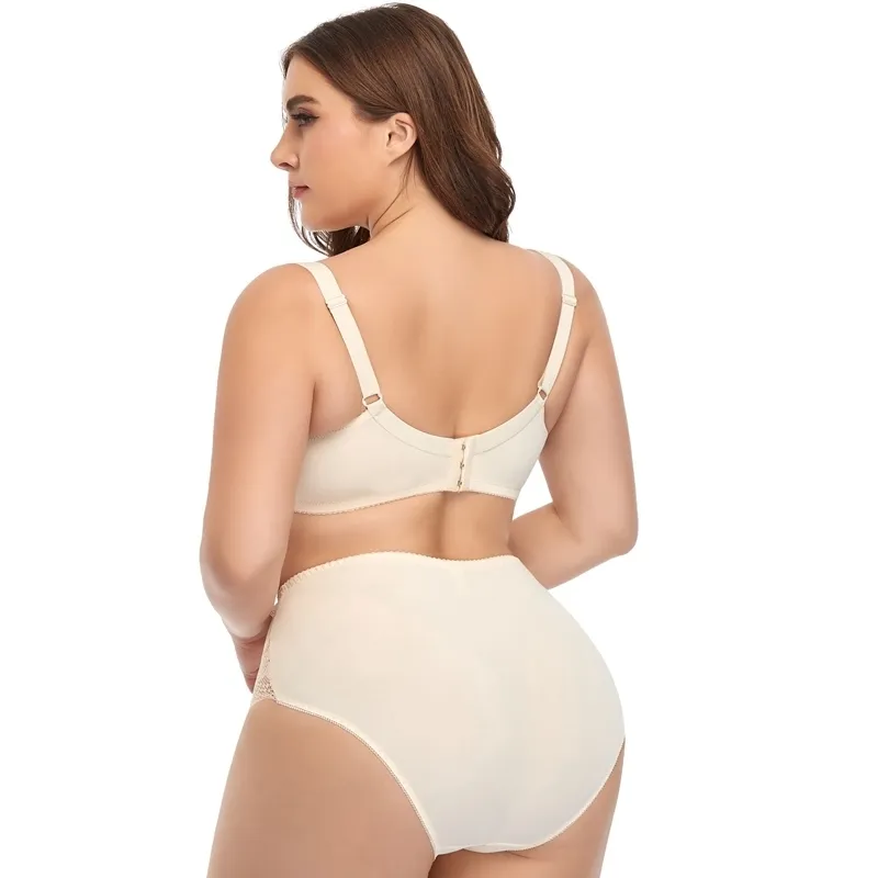 Floral Lace Full Cup Womens Lingerie Half Transparent Plus Size Large Size  Bras With Ultra Thin Fit Available In 5XL, 6XL And 7XL LJ2771 From Qljmw,  $30.98