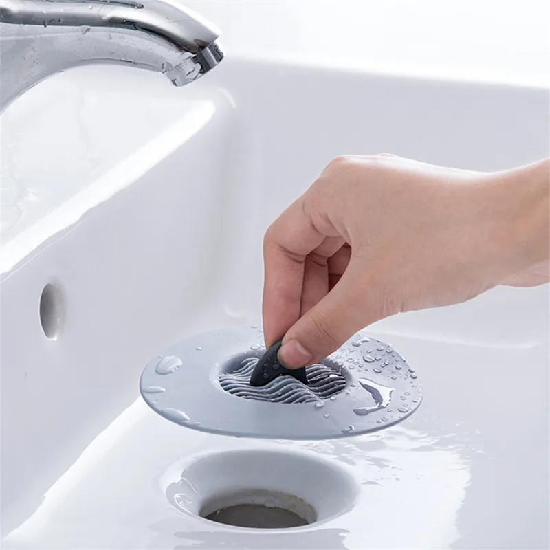 Filtre Évier Silicone Rose - Protection Drain Cuisine & Salle De Bain