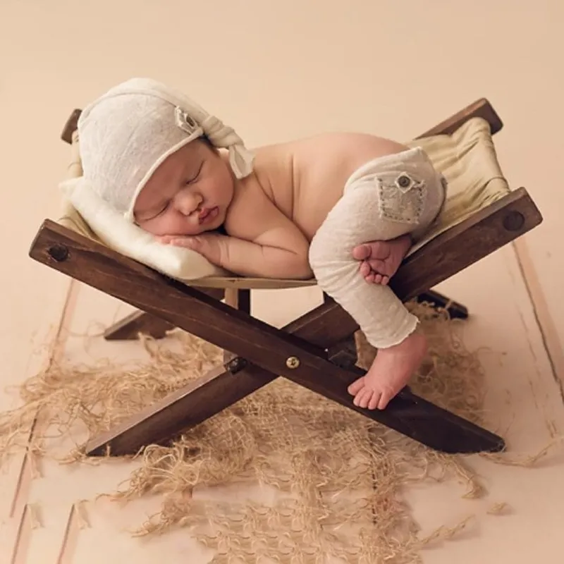 Nowonarodzona dziecięca Pygacja Props Deck krzesło niemowlęce Po strzelaniu fotografia pozowanie akcesoria LJ201215254R