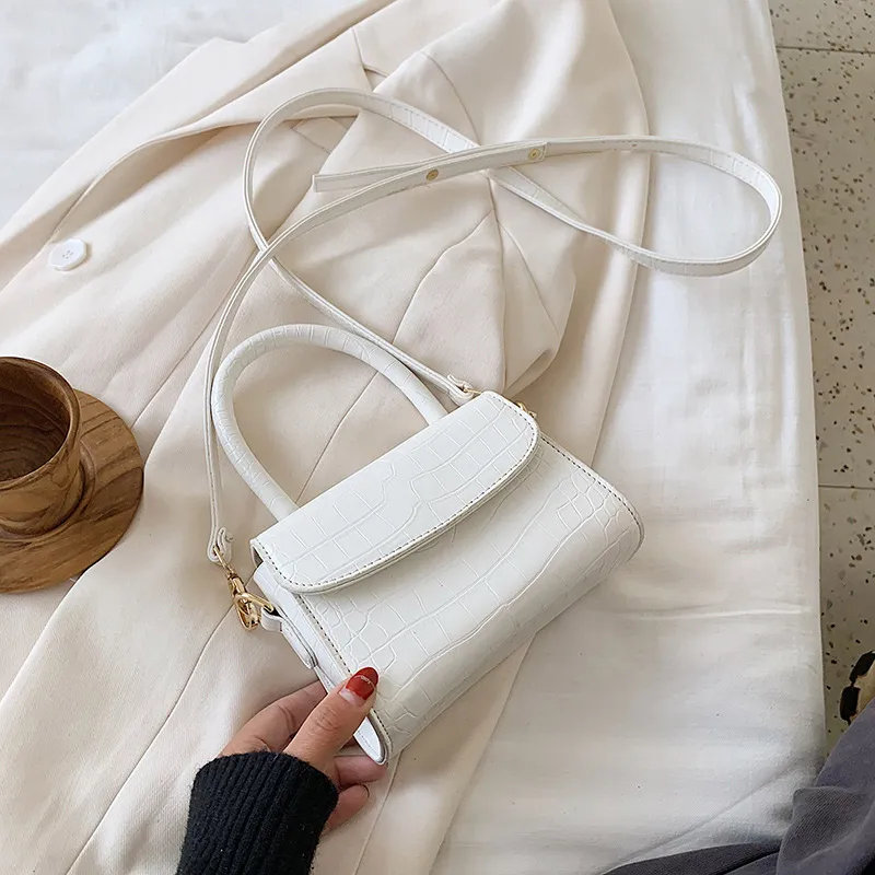 حقائب الكتف المرأة المحفظة المرأة desiner حجر التمساح نمط المرأة عارضة اللوحات الصغيرة حقائب crossbody السيدات بو الجلود حقائب اليد