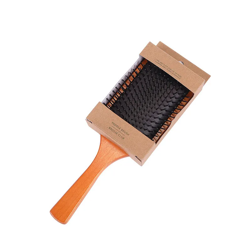 Hårborstar Aveda Paddle Brush Brossse Club Massage Hairbrush Comb Förhindra Trichomadesis Hair Massager Storlek S L med detaljhandelspaket