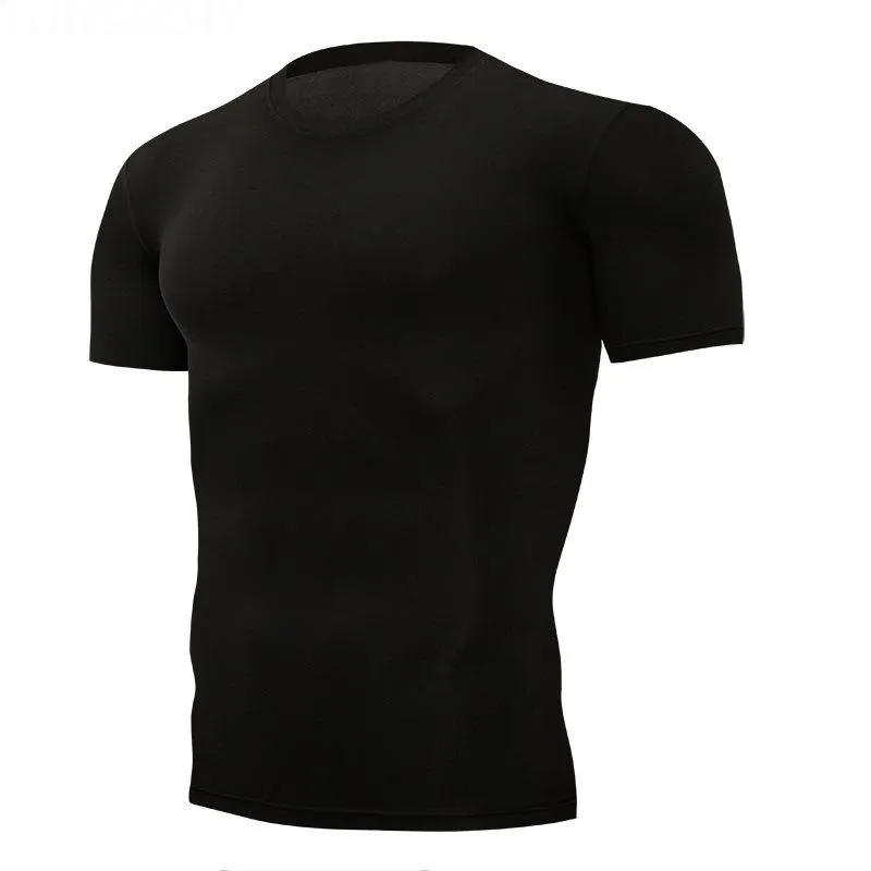 Camisetas para hombres Camiseta de compresión para correr de secado rápido Camiseta de diseñador Sudadera Traje transpirable Fitness Ropa deportiva ajustada Montar camisa de manga corta Entrenamiento 759