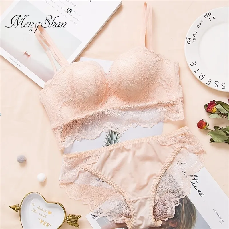 Sexy Lace Underwear Sets Bras Suits for Women Push Up Gather