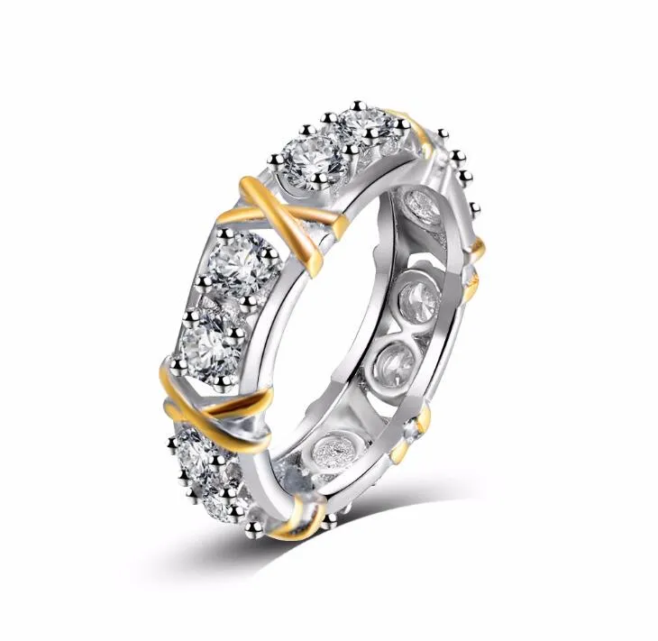 Rose Gold Cubic Zirconia Ring: Gold Plated Women's Fashion Ring GD1097 ...