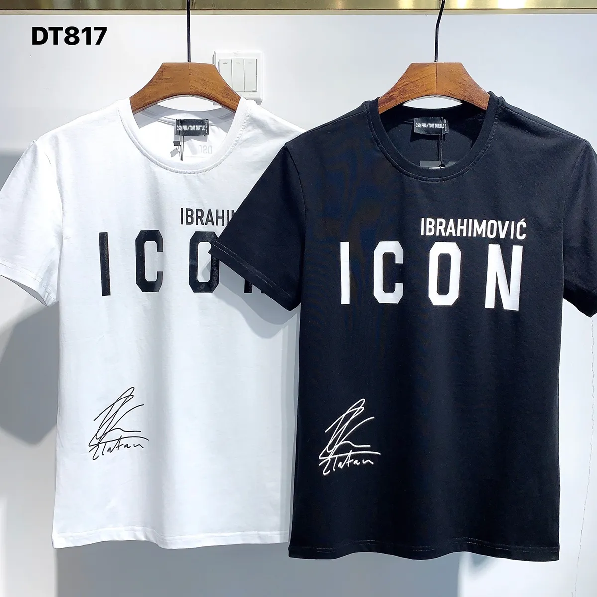 Camisetas masculinas do DSQ Phantom Turtle 2023Ss Novo Designer de designer de camiseta de moda paris tshirts de ver￣o masculino de alta qualidade 100% algod￣o 1068