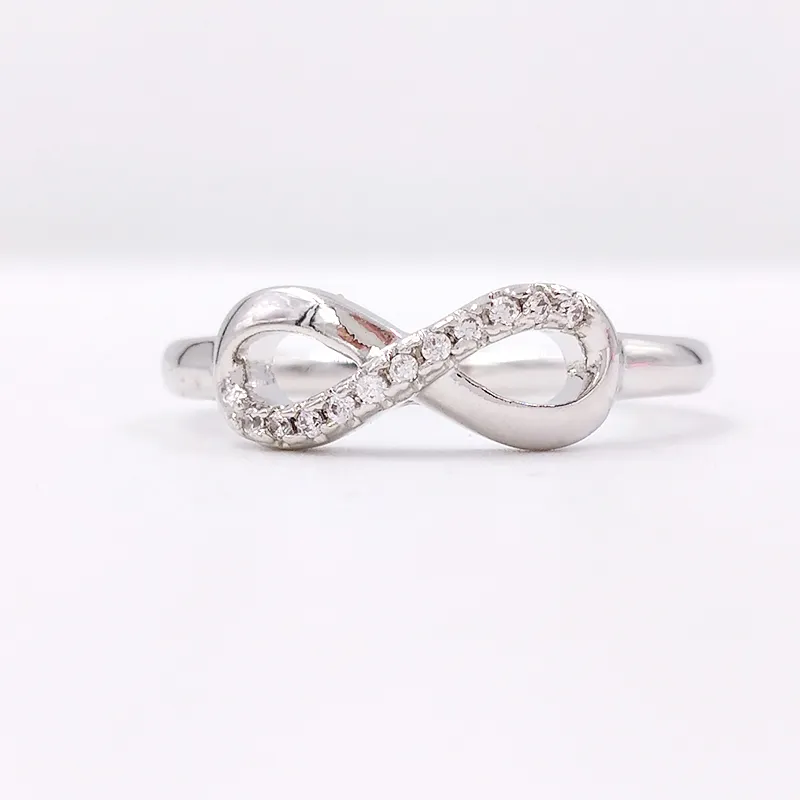 Quente charme moda jóias fazendo casamento boho estilo noivado eu te amo na moda anéis de diamante para mulheres meninos meninos meninas anel de dedo sets caixa de presentes de aniversário de Natal