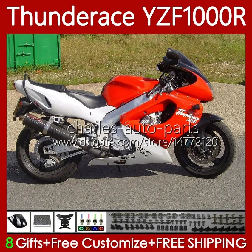 Yamaha Yzf1000r Thunderace Yzf 1000R 1000 R 96-07 Bodywork 87no.0 YZF-1000R 96 97 98 99 00 01 02 07 YZF1000-R 1996 2003 2004 2004 2005 2006 2007 페어링 광택 레드